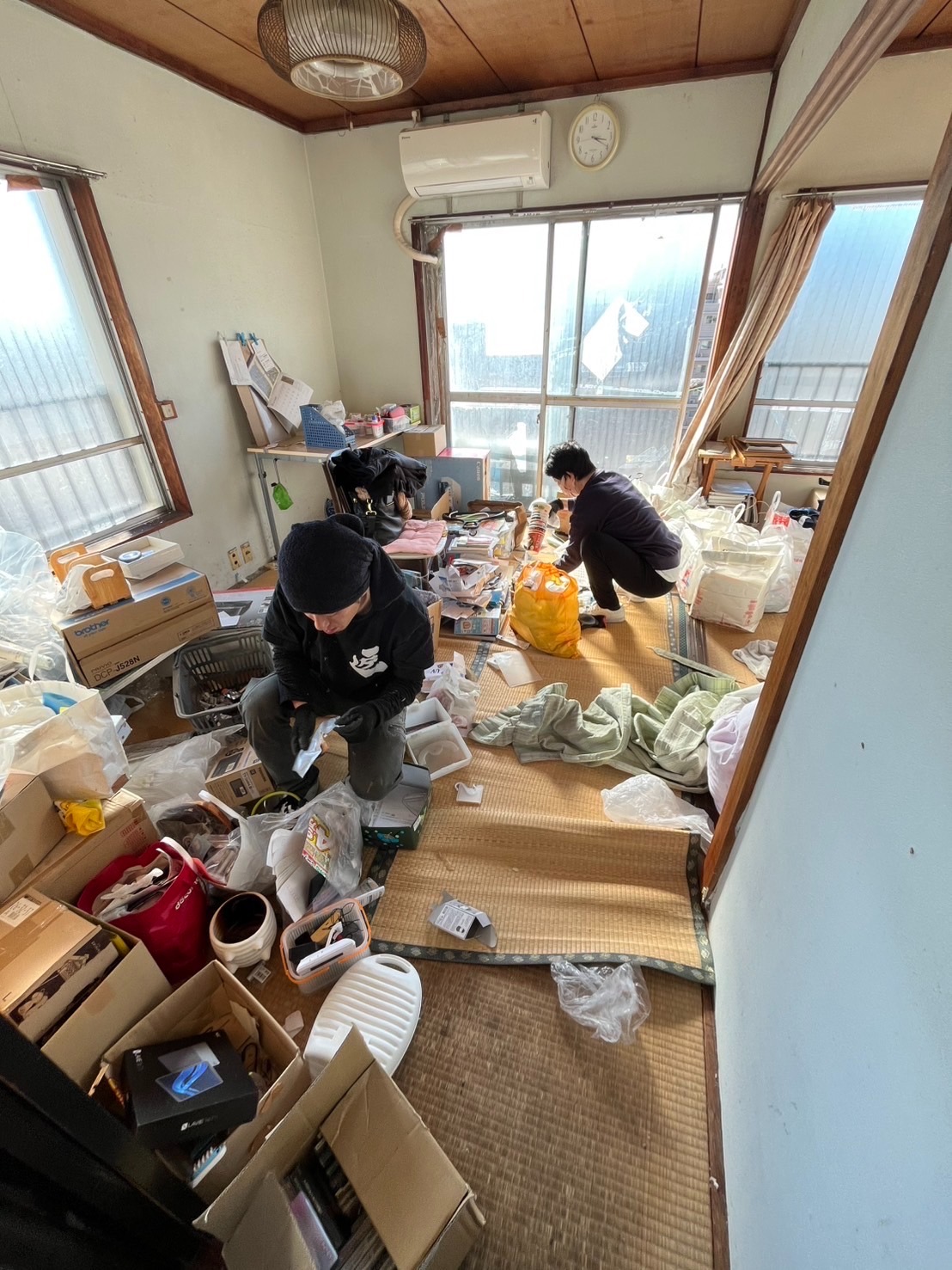 千葉の遺品整理・家じまい 作業の様子