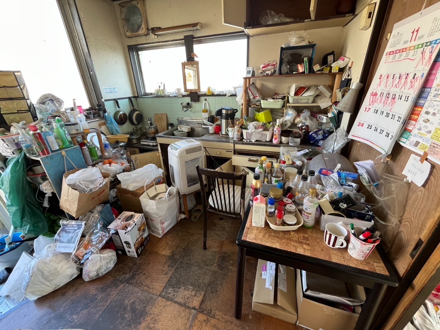 千葉の遺品整理・家じまい 作業の様子